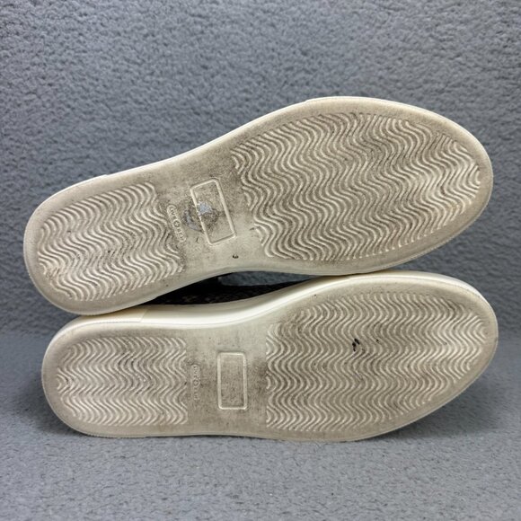 Bagatto Mens 7 / EU 40 Shoes Grey White Snakeskin Zip High Top Sneakers Italy - Picture 7 of 11